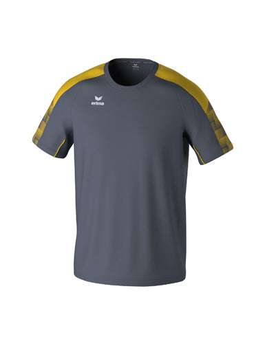 ERIMA EVO STAR T-Shirt slate grey/gelb – Vorderansicht