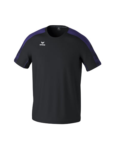 ERIMA EVO STAR T-Shirt schwarz/ultra violet – Vorderansicht