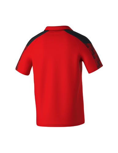 ERIMA EVO STAR Poloshirt rot/schwarz – Rückansicht