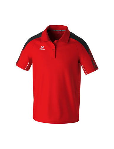 ERIMA EVO STAR Poloshirt rot/schwarz – Vorderansicht