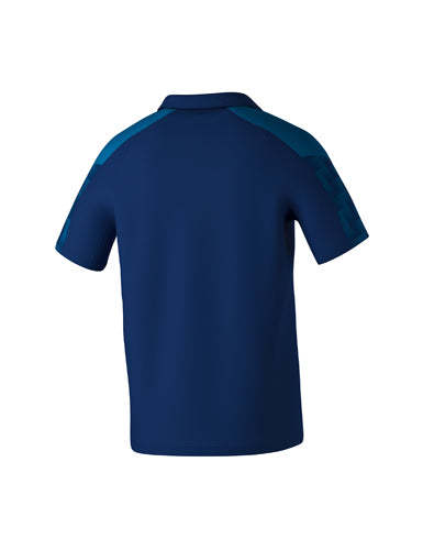 ERIMA EVO STAR Poloshirt new navy/mykonos blue – Rückansicht