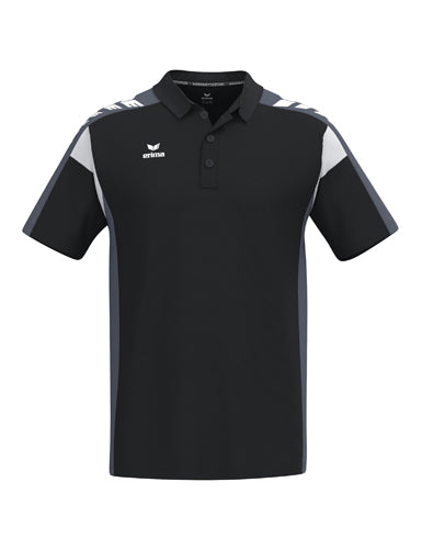 ERIMA CELEBRATE 125 Poloshirt function schwarz/slate grey – Vorderansicht