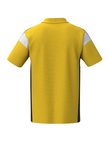 ERIMA CELEBRATE 125 Poloshirt function gelb/schwarz – Rückansicht