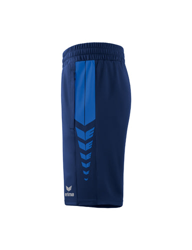 ERIMA Six Wings Worker Shorts new navy/new royal – Seitenansicht