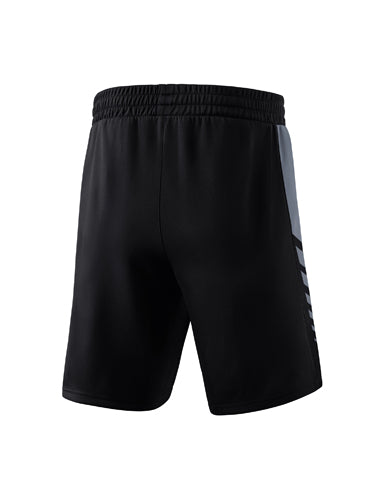 ERIMA Six Wings Worker Shorts schwarz/slate grey – Rückansicht