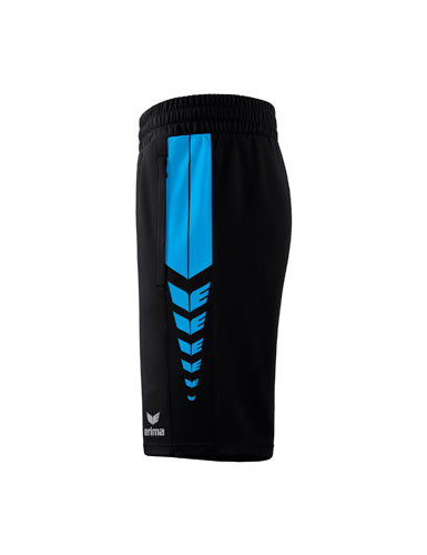 ERIMA Six Wings Worker Shorts schwarz/curacao – Seitenansicht