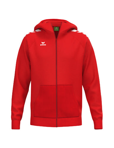 ERIMA CMPT Wings Hoody Jacket rot – Vorderansicht