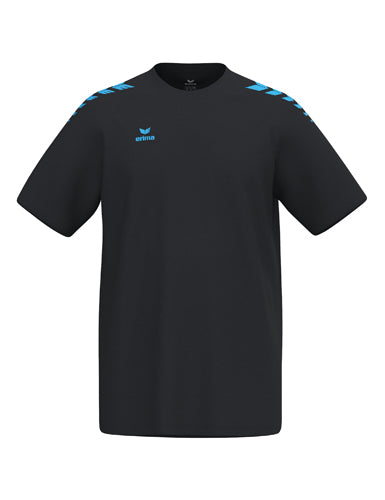 ERIMA CMPT Wings T-Shirt schwarz/curacao – Vorderansicht