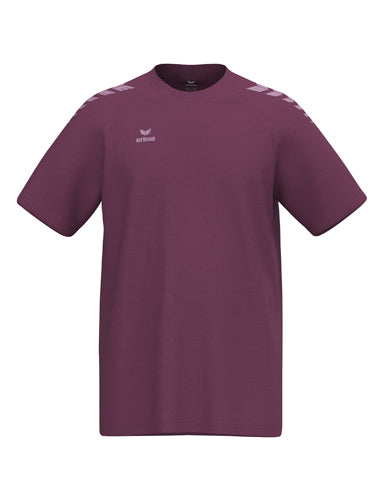 ERIMA CMPT Wings T-Shirt burgundy/lavender – Vorderansicht
