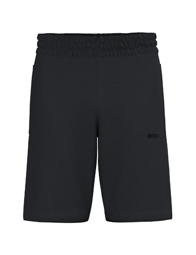 ERIMA TS Sweatshorts schwarz – Vorderansicht