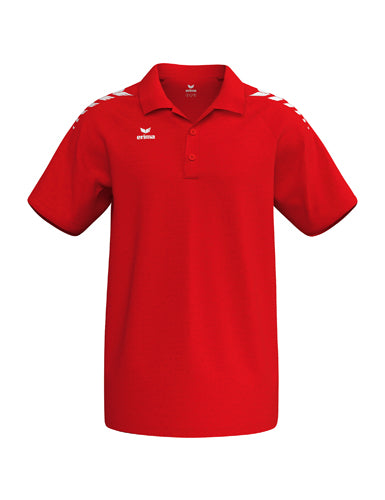 ERIMA CMPT Wings Poloshirt rot/weiß – Vorderansicht