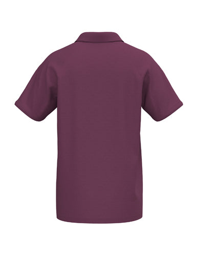 ERIMA CMPT Wings Poloshirt burgundy/lavender – Rückansicht
