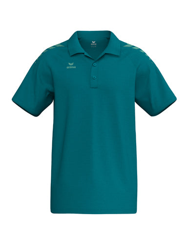 ERIMA CMPT Wings Poloshirt tahitian blue/mint – Vorderansicht
