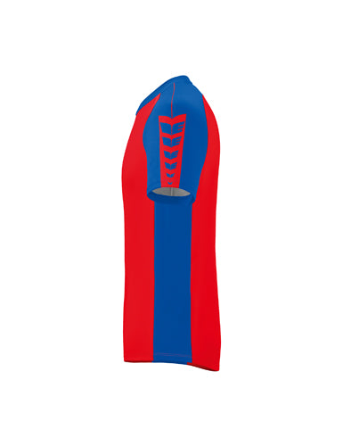 ERIMA Six Wings Trikot rot/new royal – Seitenansicht