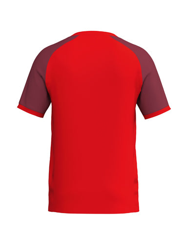ERIMA WINGS Jersey Shortsleeve rot/bordeaux – Rückansicht