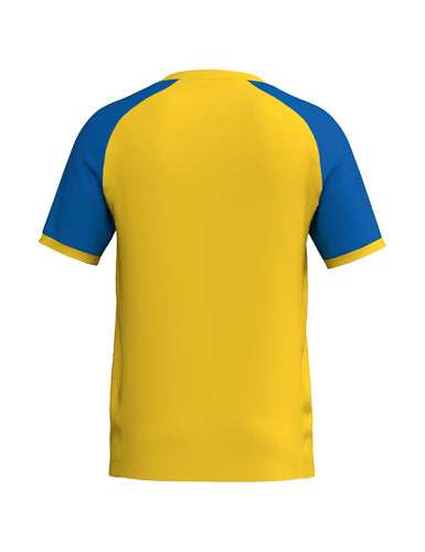 ERIMA WINGS Jersey Shortsleeve gelb/new royal – Rückansicht
