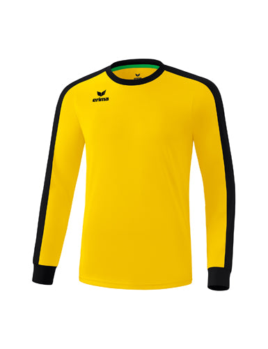 ERIMA Retro Star Trikot LA gelb/schwarz – Vorderansicht