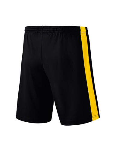 ERIMA Retro Star Shorts schwarz/gelb – Rückansicht