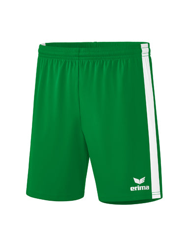 ERIMA Retro Star Shorts smaragd/weiß – Vorderansicht