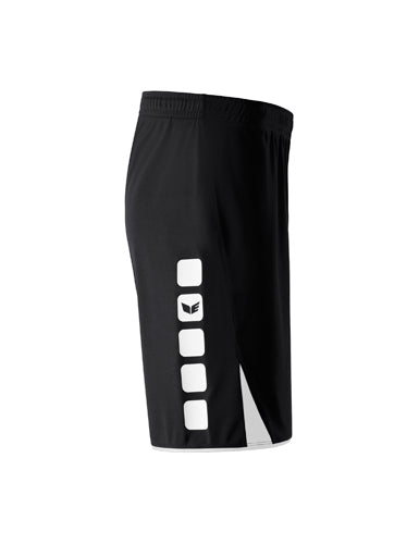 ERIMA CLASSIC 5-C Shorts schwarz/weiß – Seitenansicht