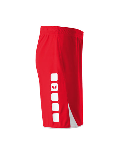 ERIMA CLASSIC 5-C Shorts rot/weiß – Seitenansicht