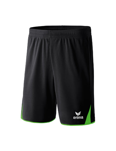ERIMA CLASSIC 5-C Shorts schwarz/green – Vorderansicht