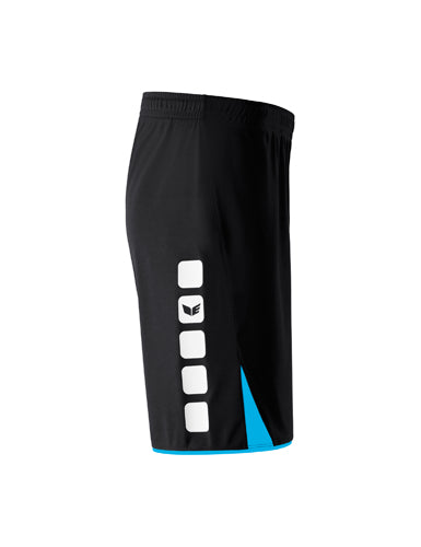ERIMA CLASSIC 5-C Shorts schwarz/curacao – Seitenansicht