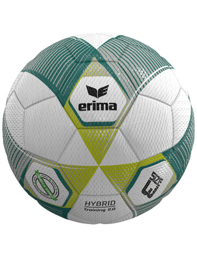 ERIMA HYBRID Training 2.0 metallic green/silver/lime – Vorderansicht