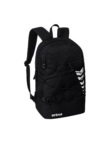 ERIMA SIX WINGS Rucksack schwarz – Vorderansicht