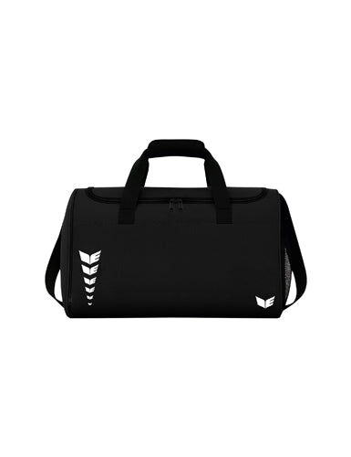 ERIMA INTRO LINE Sportsbag schwarz – Vorderansicht