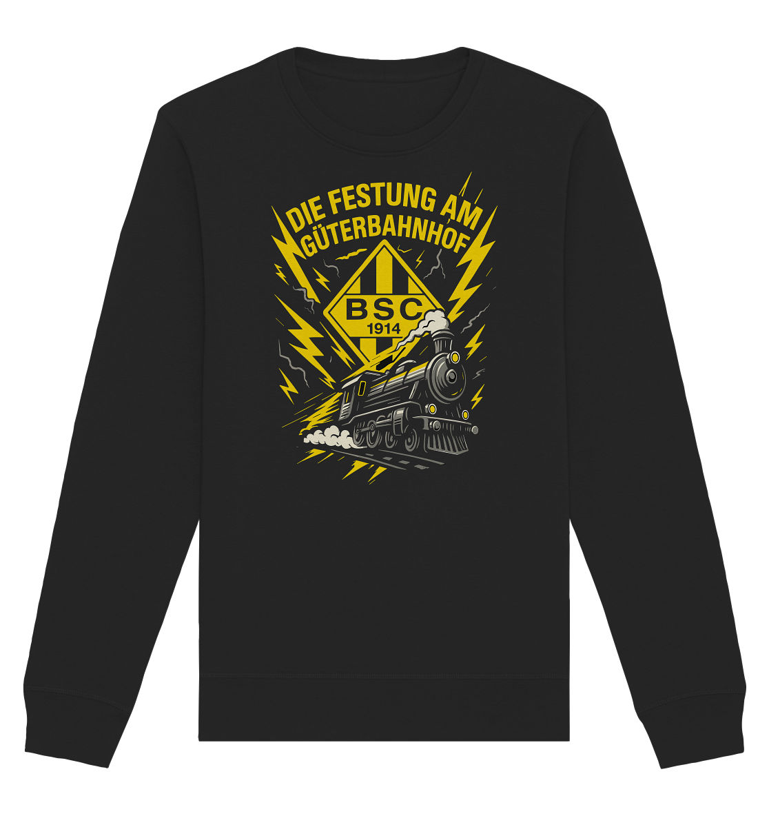 BSC Oppau die Festung - Organic Basic Unisex Sweatshirt
