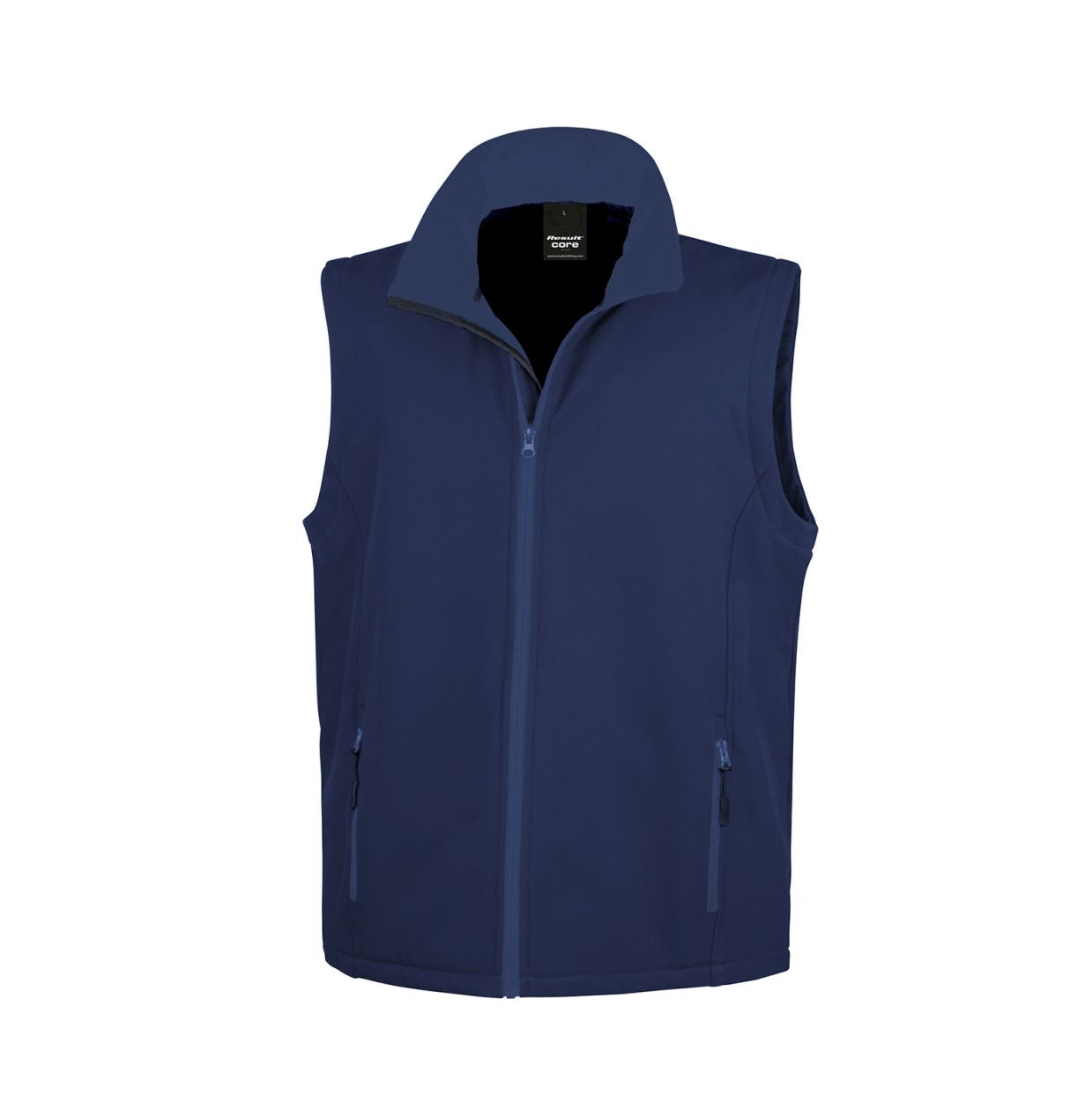 Softshell Bodywarmer Result Navy/Navy Vorderseite