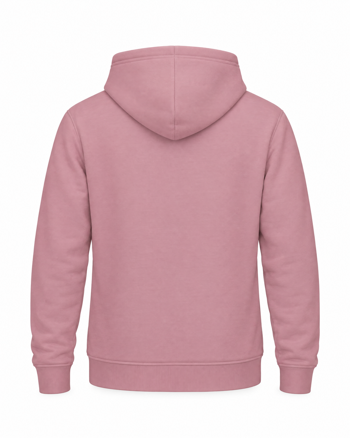 Hoodie College Just Hoods Dusty Pink – Rückansicht