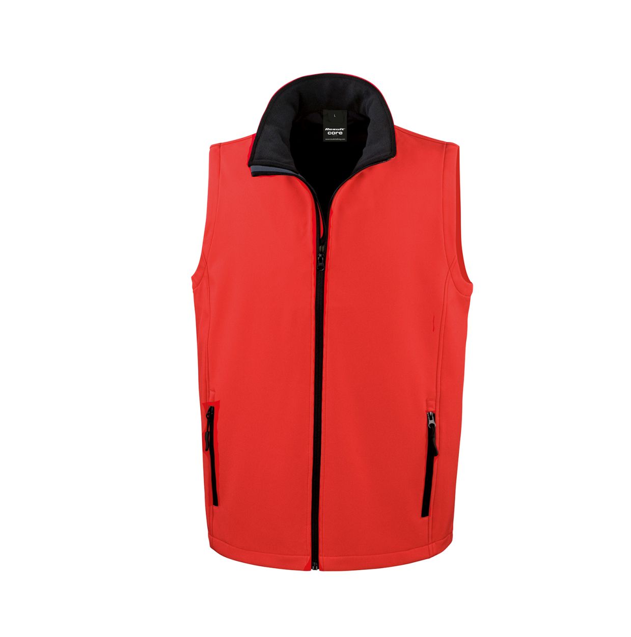 Softshell Bodywarmer Result Rot Vorderseite
