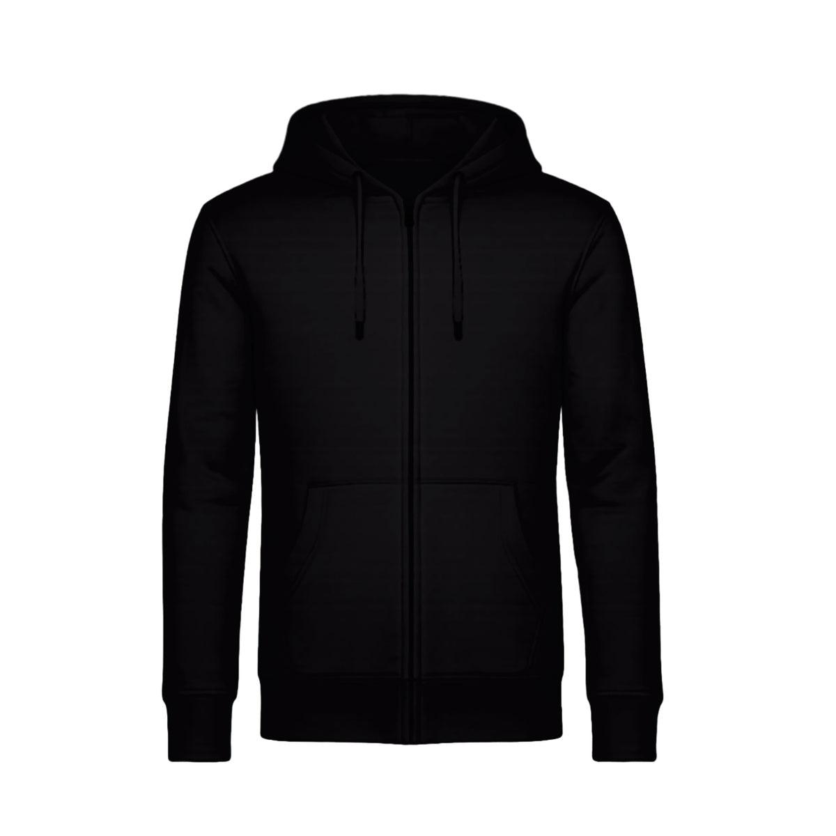 Hoodiejacke King B&C schwarz