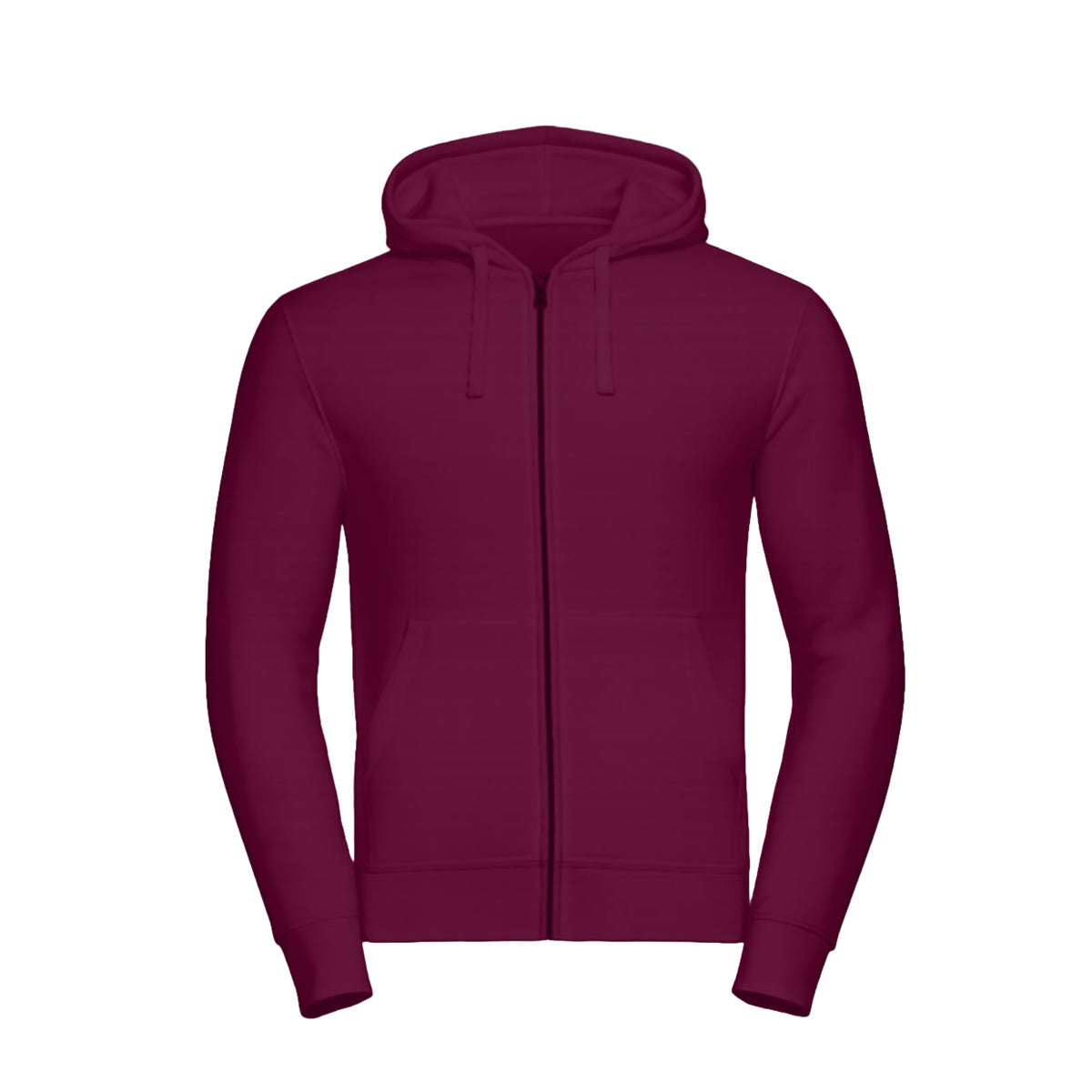 Hoodiejacke Authentic Russell Burgundy