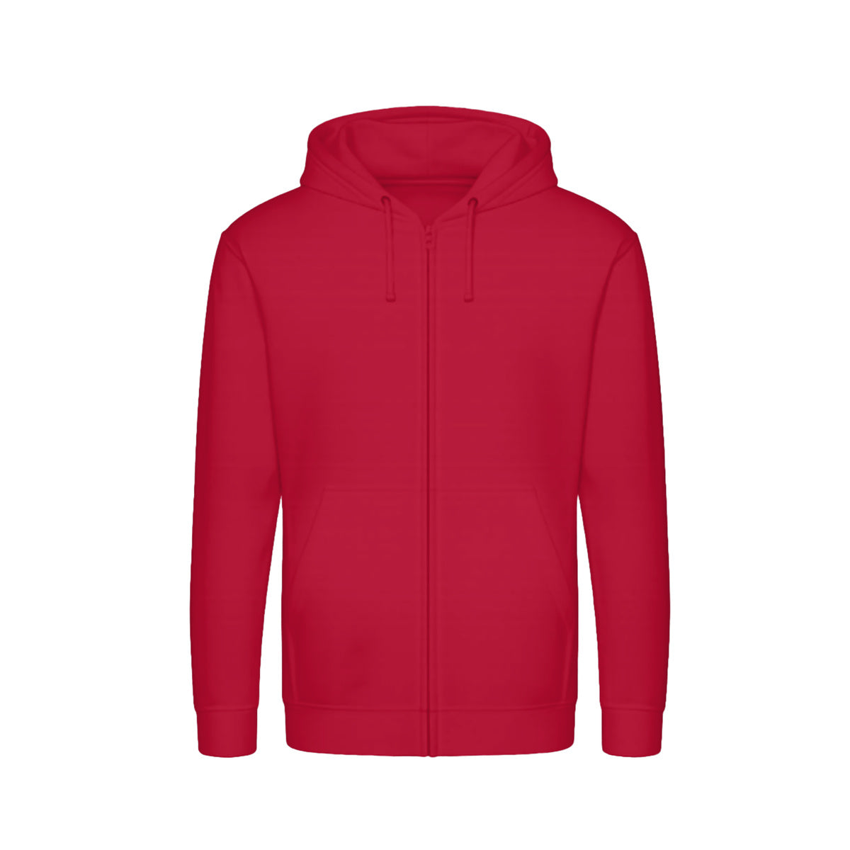 Hoodiejacke Just Hoods Fire Red