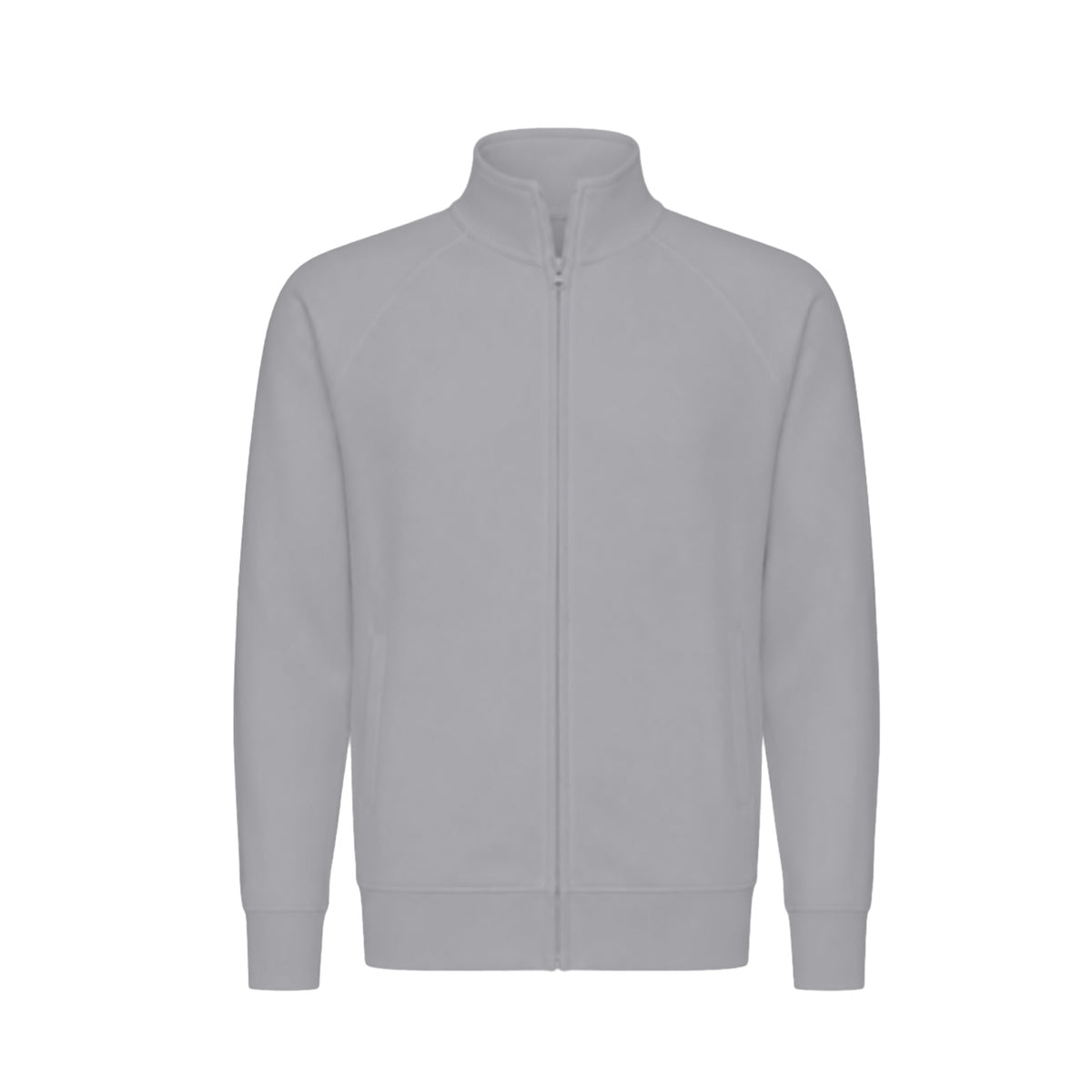 Sweatjacke JHK401 Grey Melange Vorderseite