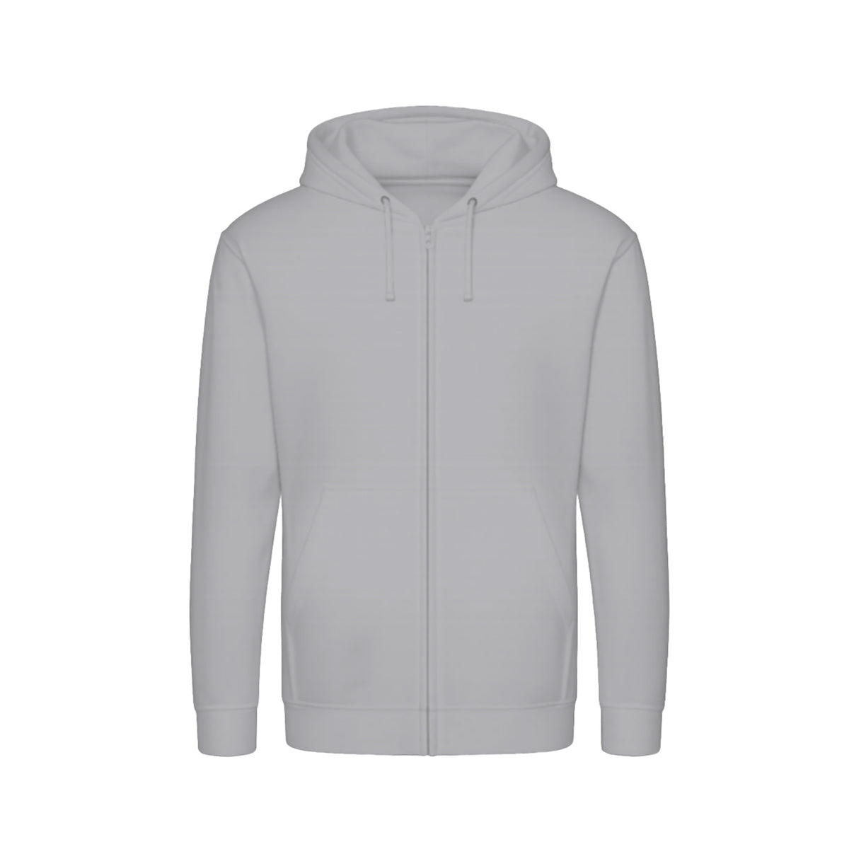 Hoodiejacke Just Hoods Heather Grey