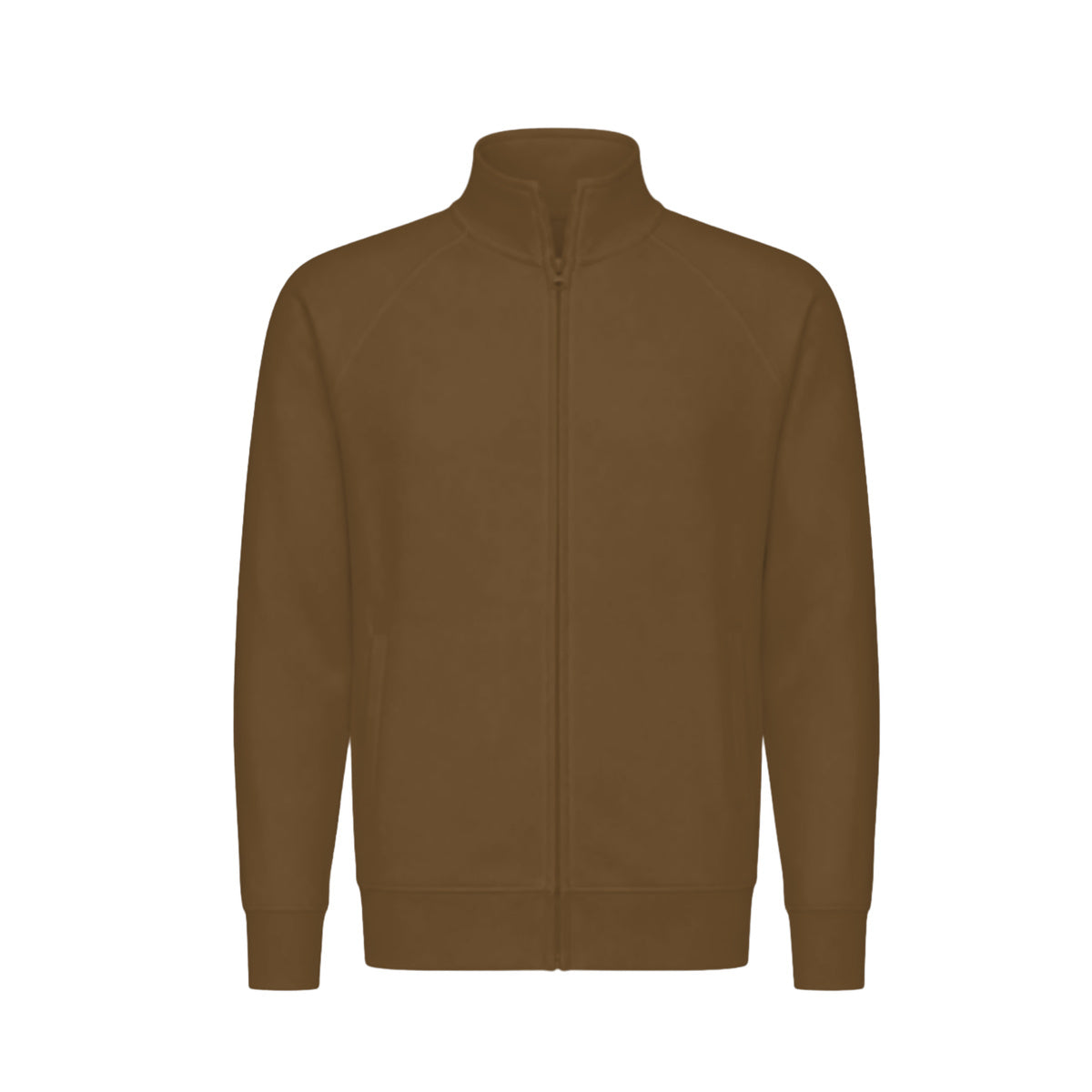 Sweatjacke JHK401 Khaki Vorderseite