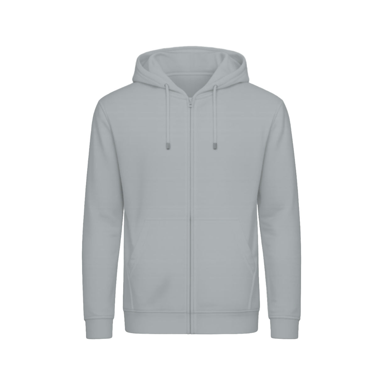Hoodiejacke Heavy BYB Light Asphalt