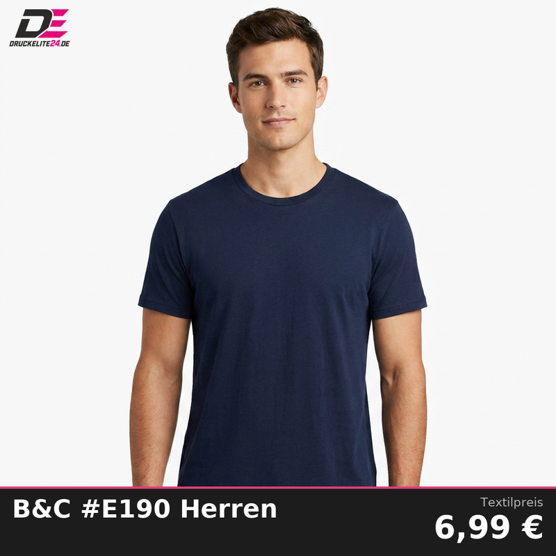T-Shirt B&C #E190 Herren