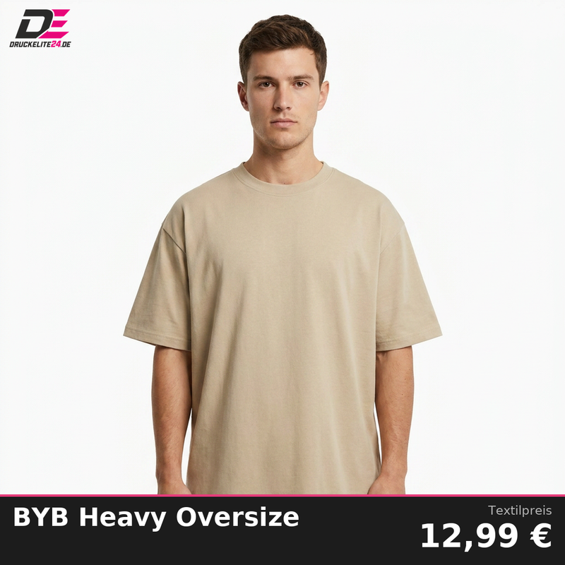 T-Shirt Build Your Brand Heavy Oversize BY102