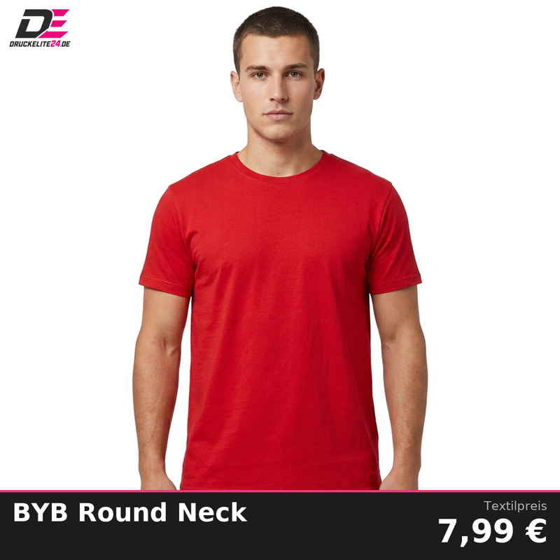 T-Shirt Build Your Brand Round Neck BY004