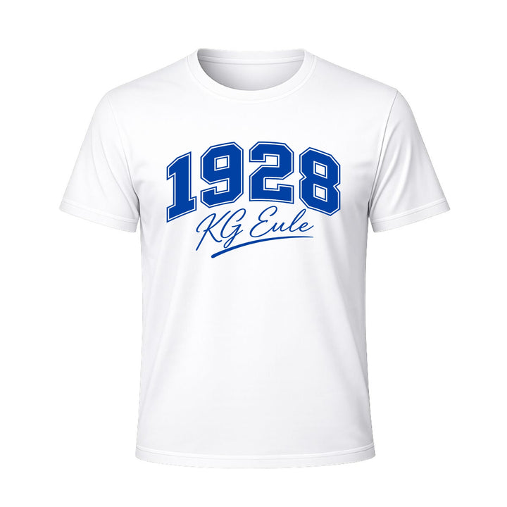 KG Eule 1928 T‑Shirt SOL'S Imperial 11500 – weiß – Vorderseite