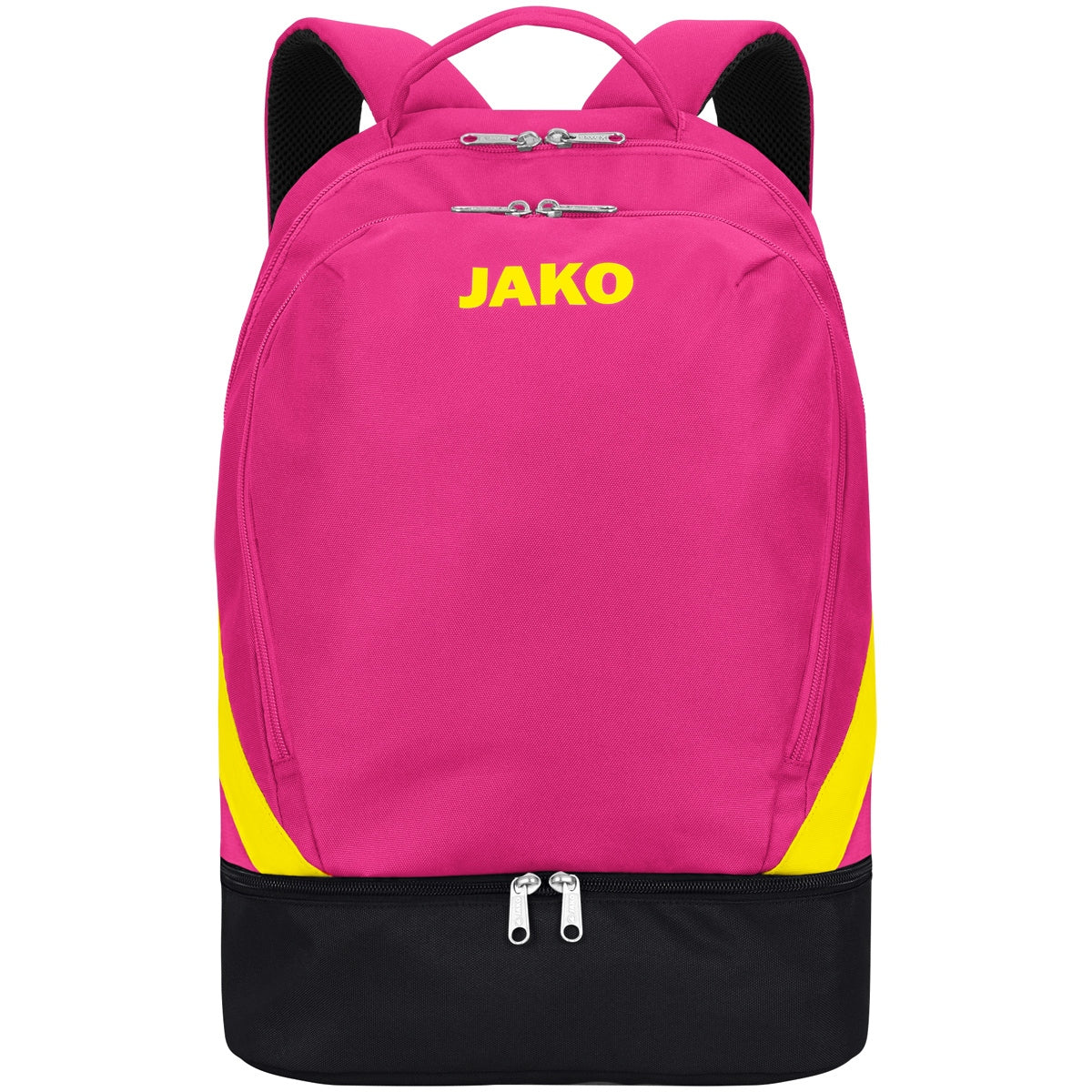 JAKO Rucksack Iconic pink/schwarz/neongelb