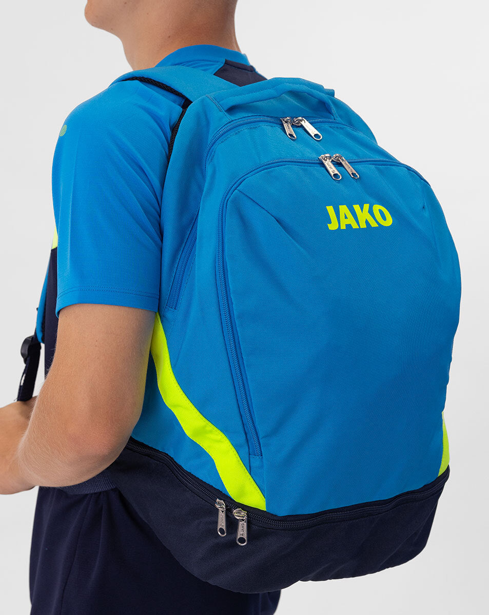 JAKO Rucksack Iconic JAKO blau/marine/neongelb