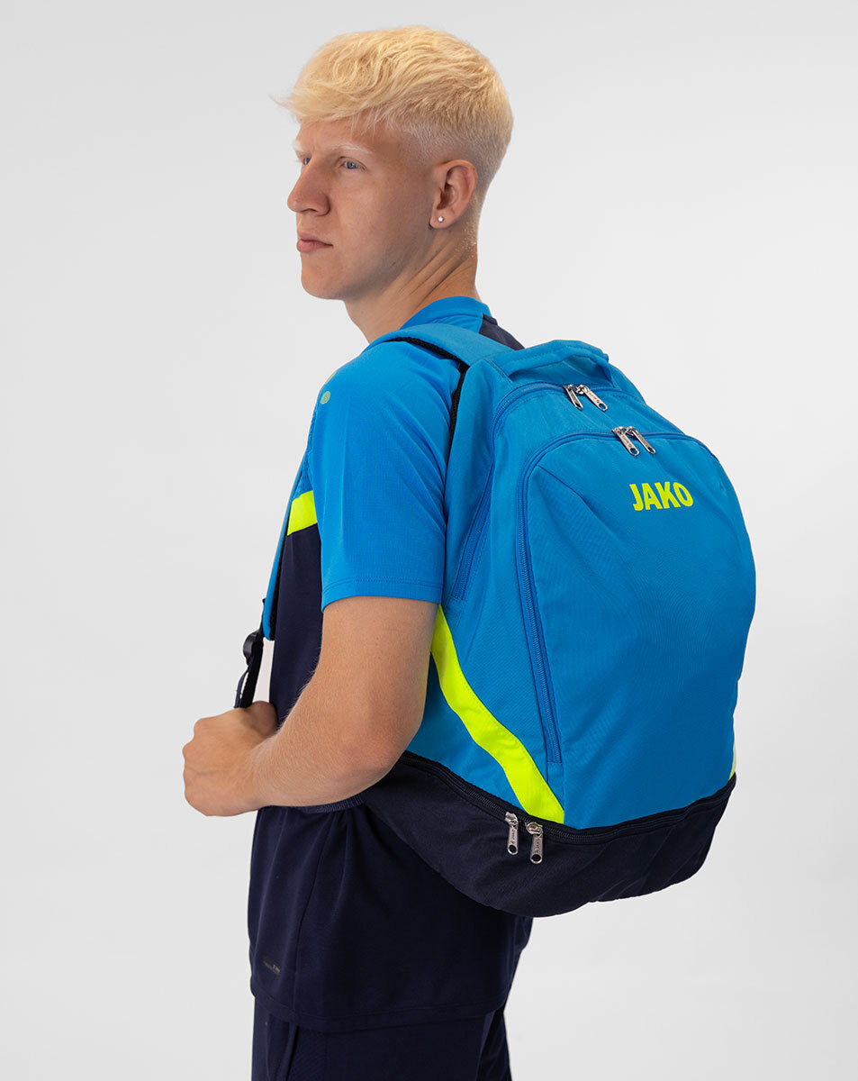 JAKO Rucksack Iconic JAKO blau/marine/neongelb