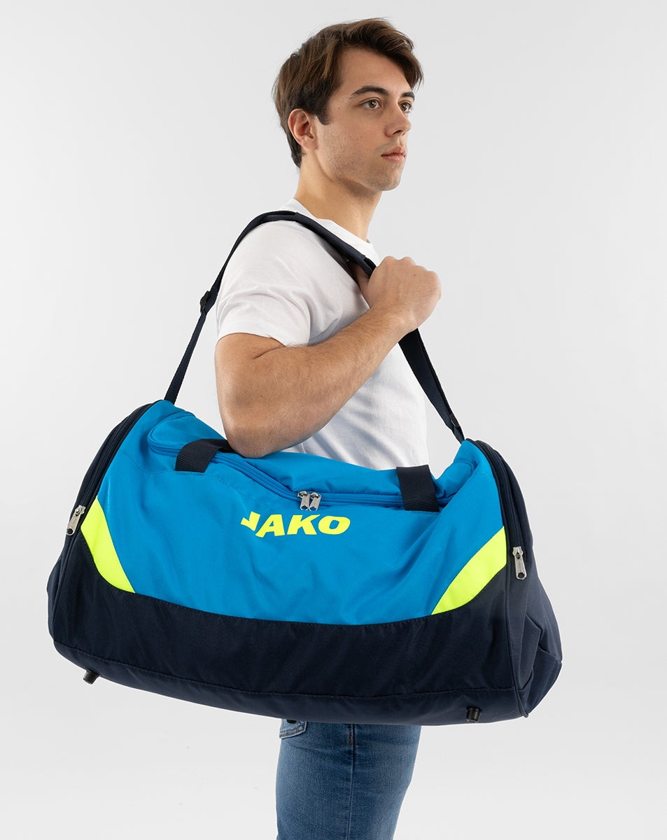 JAKO Sporttasche Iconic JAKO blau/marine/neongelb