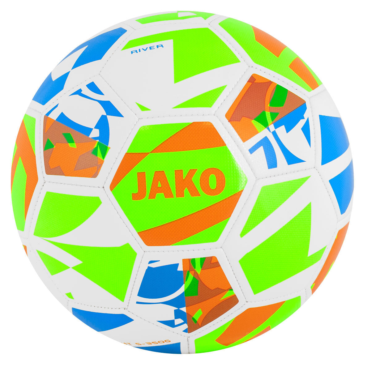 JAKO Lightball River weiß/neongrün/neonorange, 350g